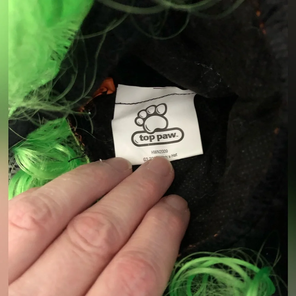 Top Paw Halloween Cat Or Dog Witches Hat